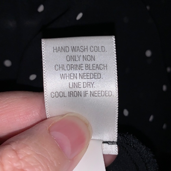 Apt.9 intimates Small black w/white polka dots. Adjustable straps in back. - Picture 6 of 7